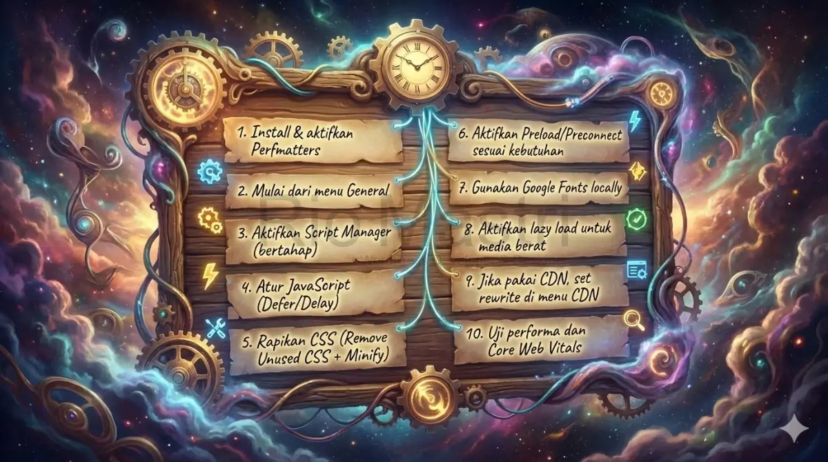 Checklist Cara Mengoptimalkan Kecepatan Website dengan Perfmatters