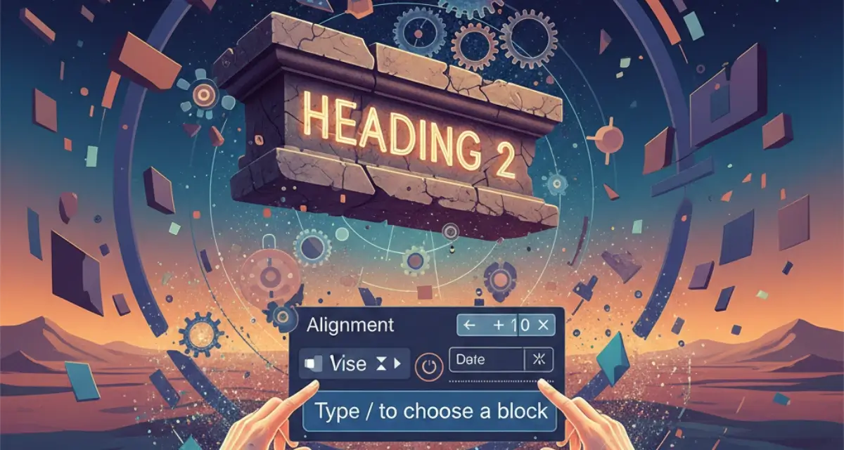 Tampilan Blok Teks di WordPress Block Editor